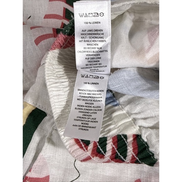 Cynthia Rowley Pants Womens Size Extra Large Wide Leg Woven Linen Hippie - Picture 13 of 15